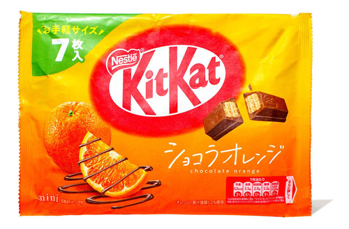 Paquete Kitkat Japones Sabor Choco Naranja