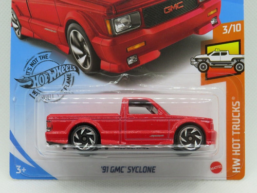 Camioneta Troca 91 Gmc Syclone Hot Wheels Hw Trucks 2020