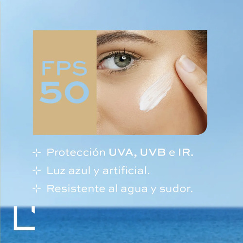 L'bel - Protector Solar Para Rostro En Crema Compacta Claire