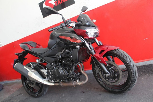 Imagem 2 de 11 de Kawasaki Z 400 Z400 Z-400 Abs 2020 Vermelha Vermelho