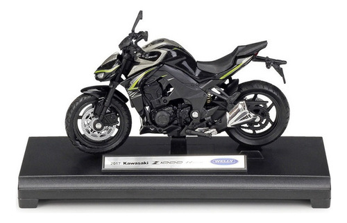 S Maisto Kawasaki 2017 Mt-07 1/18 Diecast Model .