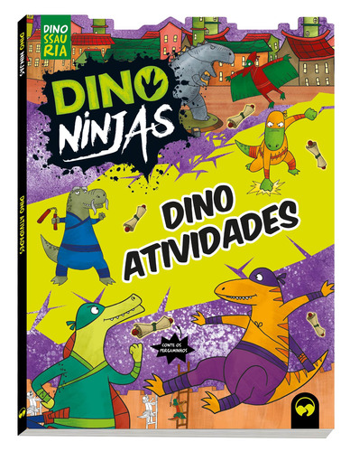 Dino Ninjas: Roxo, de Regina, Thaís. Editorial Editora Vale das Letras LTDA, capa mole em português, 2017