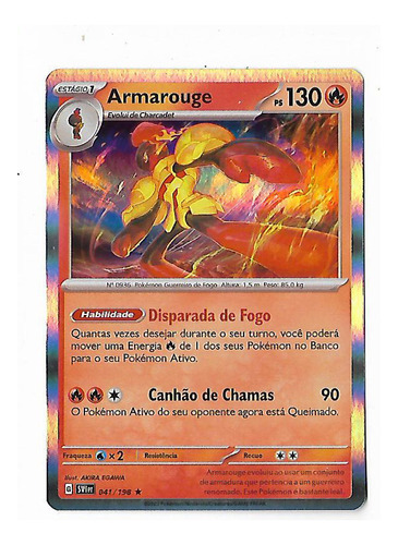 Pokemon Armarouge Holofoil Escarlate E Violeta Base Frete In