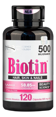Biotina Premium, Naturelab, The Ultimate Hair, Skin & Nails Sabor Sin sabor