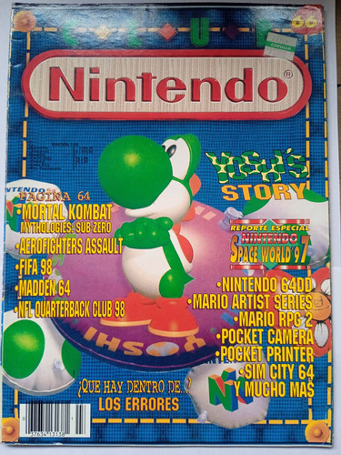Revista Club Nintendo 66 Portada Yoshi Story 