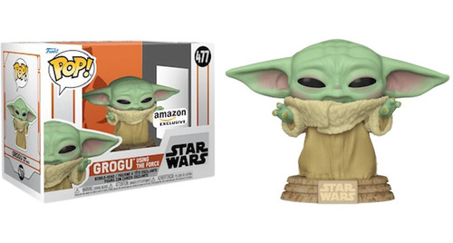 Funko Pop Star Wars - The Mandalorian- Grogu Force Baby Yoda