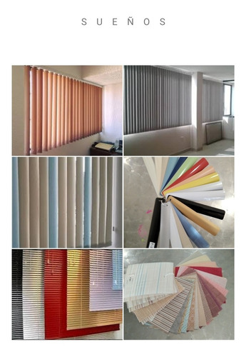 Imagen 1 de 10 de Persianas Verticales Y Horizontales