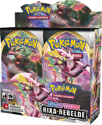 Booster Box Pokémon Espada E Escudo 2 Rixa Rebelde