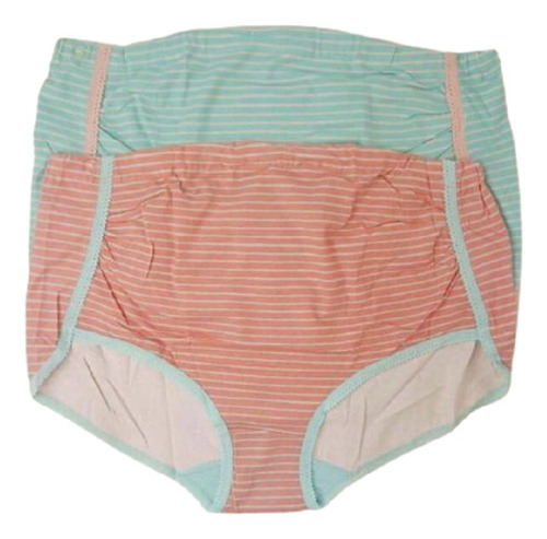 Calzón Pantaletas Maternal Algodón Ajustable -maternidad