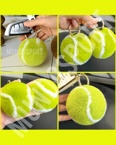 Pelota Padel Tenis Llavero Peluche / 100% N |_| E \/ 0