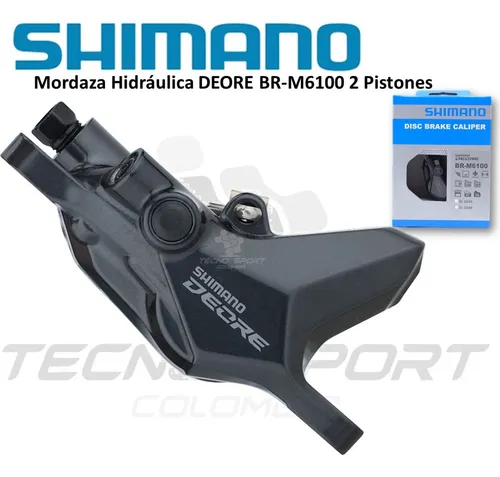 Mordaza Shimano Deore M6100 Freno Hidráulico Doble Pistón