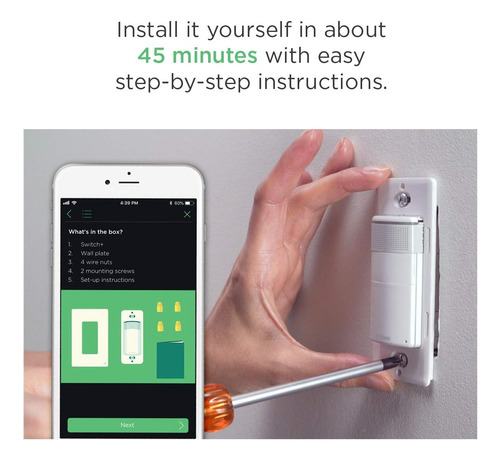 Ecobee Switch+ Interruptor De Luz Inteligente, Amazon Alexa