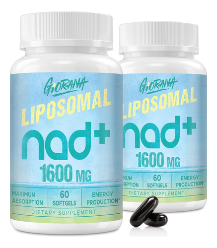 Suplemento Liposomal Nad+ De 1600 Mg, Suplemento Potenciador