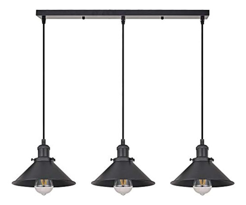 Passica Decor Mid-century Modern 3 Luces Isla De Cocina Ilum