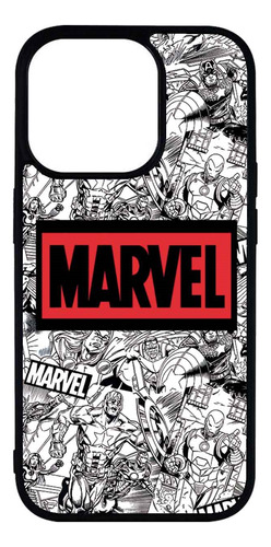 Funda Protector Para iPhone 15 Pro Marvel Comics