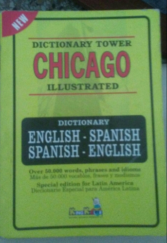 Diccionario Chicago Español/ingles. Ingles/español