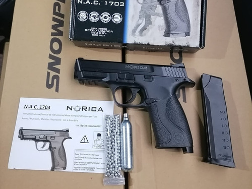 Imagen 2 de 4 de Pistola Deportiva De Co2 Norica 1703 +accesorios+ Boleta