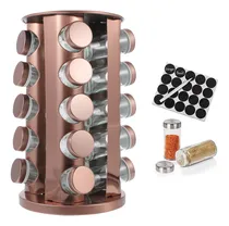 Comprar Porta Temperos Condimentos Inox Giratório 20 Potes - Cozinha