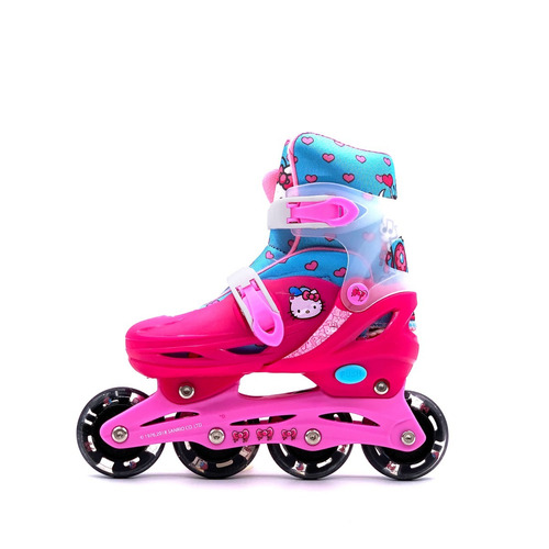 Imagen 3 de 3 de Patines Con Equipo De Proteccione Hello Kitty 100% Oficial
