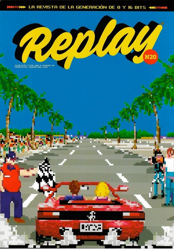 Replay #20 - Videojuegos Retro - Out Run - Poster Asterix