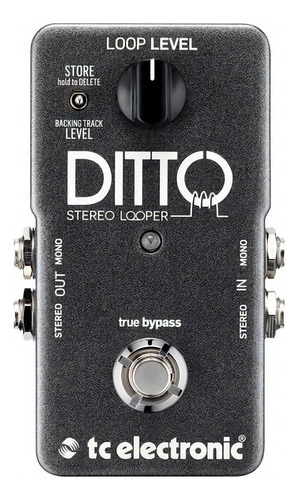 Pedal de efeito TC Electronic Ditto Stereo Looper  preto