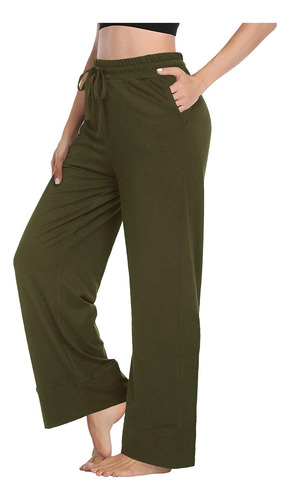 Pantalones De Yoga Para Mujer, Cómodos, De Color Casual, Pij