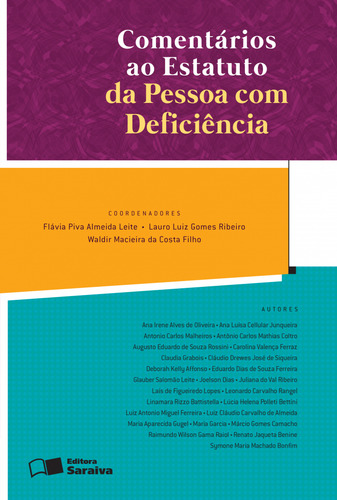 Livro Comentários Ao Estatuto De Pessoas Com Deficiência - 1