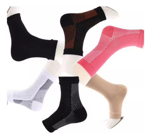 5 Pares De Calcetines Para Neuropatía, Mangas De Compresión