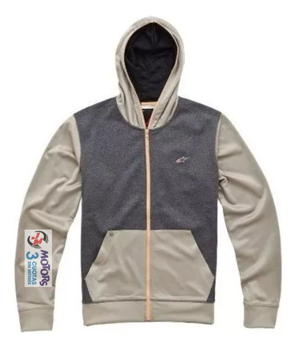 Jm Buzo Alpinestar Freemont 2 Fleece Gris C/ Capucha Casual