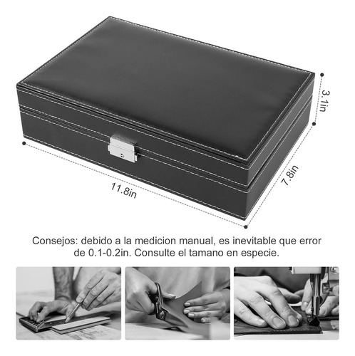 Organizador De Relojes Joyas Y Accesorios Caja Reloj Joyero