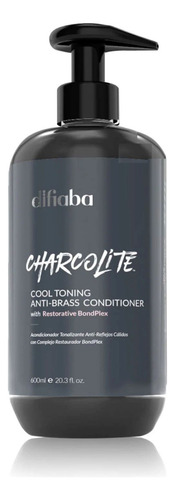 Difiaba Charcolite Acondicionador Cool Toning Antibrass 600m