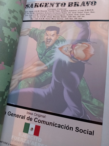 Imagen 4 de 5 de Sedena Cómic Revista Sargento Bravo No. 4