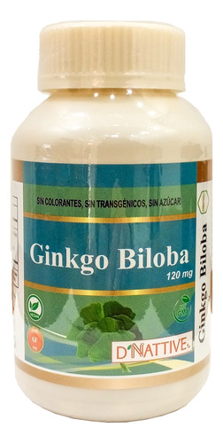 Ginkgo Biloba - D'nattive X 100 Cápsulas