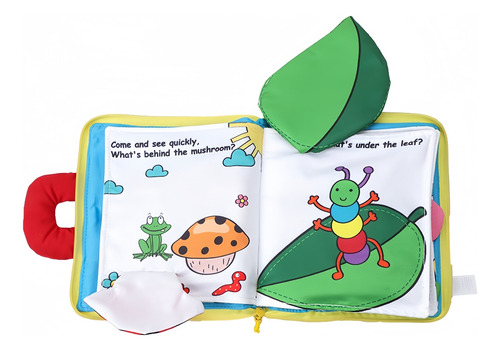 Libro De Tela Suave Para Bebés De Educación Temprana, Juguet