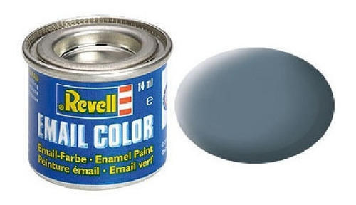 Tinta Esmalte Sint. Cinza Azulado Fosco 14ml Revell 32179