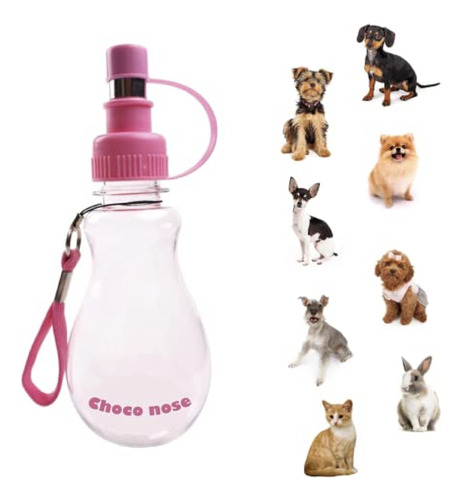 Dispensador De Agua Portátil Para Perro Choco Nose Botella D