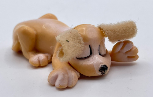 Figura De Perro Perrito Cachorro Orejon Mascota De Barbie (Usado)