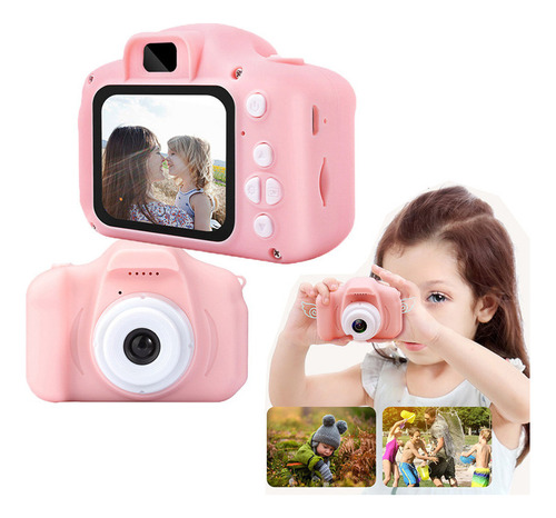 Câmera Infantil Digital Fotográfica Filmadora Filma Cores Yi