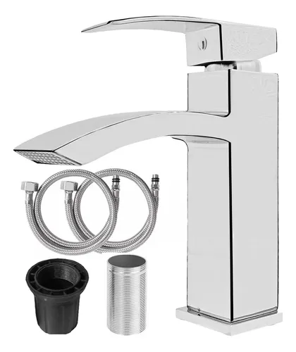 comprar torneira banheiro monocomando misturador quente e frio para Pia bancada Deca Docol universal FC-77 Via Flix Lavabo