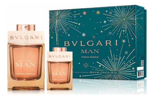 Pack Bvlgari Man Terrae Essence Edp 100ml + Miniatura 15ml