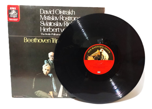 Vinilo Lp / Beethoven Triple Concierto / Herbert Von Karajan (Usado)