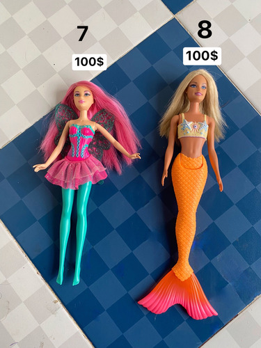 Barbies Fairytopia Elina Sirenas Dhalia Dandelion Crystal (Usado)