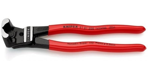 Alicate C/frontal 8puLG P/acero (6101200), Knipex