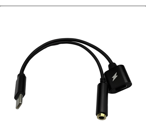 Cable De Audio Tipo C Aux Celular Usb Tipo C + Carga