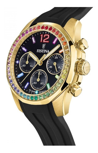Reloj Para Mujer Festina Boyfriend Collection F20650/3 Negro