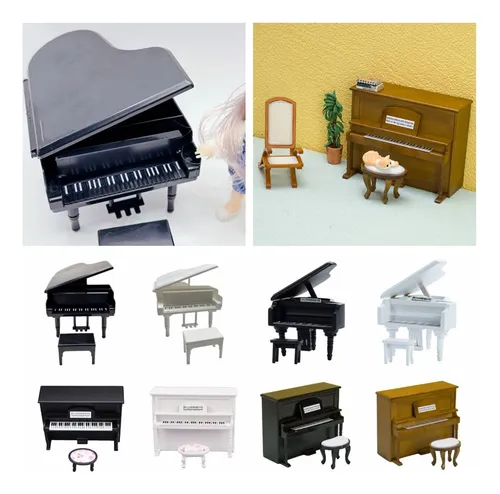 Modelo De Escena De Instrumentos Musicales De Doll Piano Woo