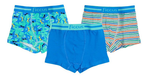 Boxer Ficcus Multicolor Transversal Kids 13682