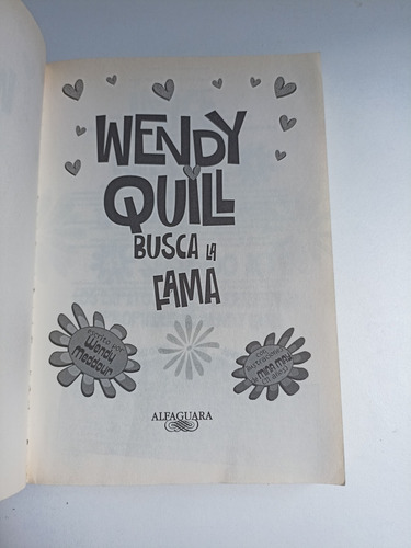Libro Wendy Quill Busca La Fama (Usado)