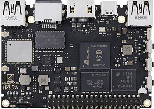 Computadora Khadas De Placa Única, Vim3 Basic Amlogic A311d,