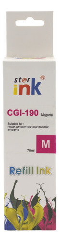 Tinta Compatible Bbox Para Canon Gi190 G1100 G2100 G3100 Tinta Magenta